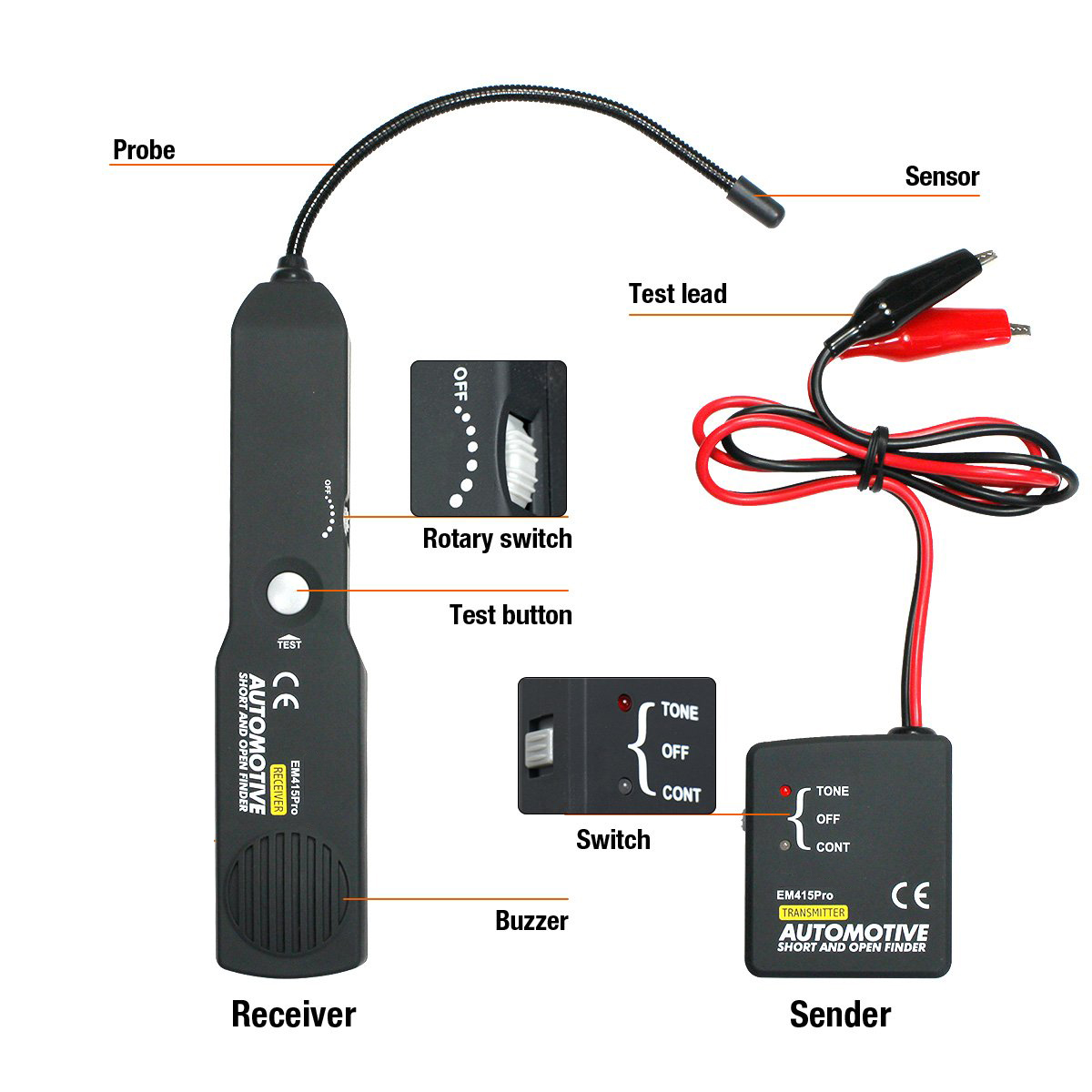 Traceur de câbles courts pour  - Car Diagnostic Tool avis et prix